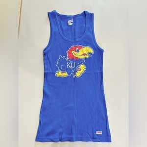 KU Jayhawks Tank Top - Size Large